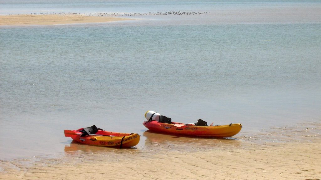 Passeio Guiado de Kayak na Ria Formosa, Algarve Portugal